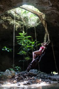 Guest Participant Hidden Cenote Private Tour Photo Safari